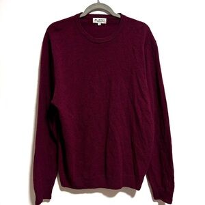 Blarney Woollen Mills Ireland Wool Sweater Men’s XL Red Crewneck Lambswool